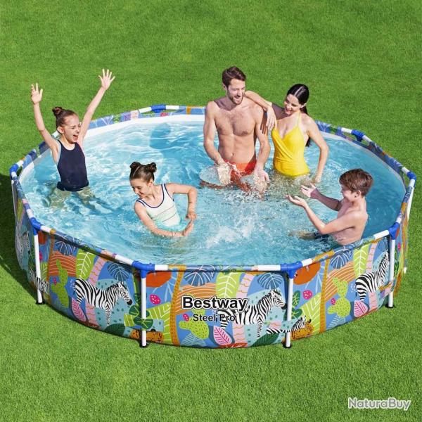 Bestway Ensemble de piscine Steel Pro Cadre 305x66 cm