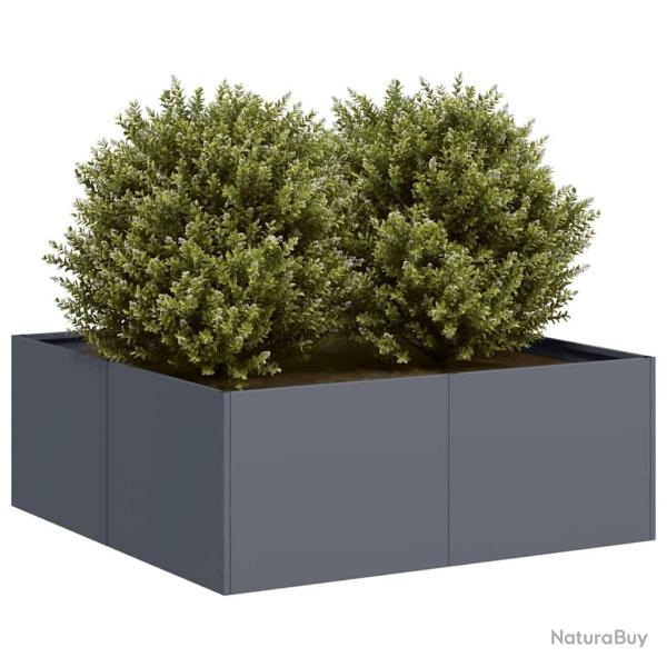 Jardini�re anthracite 80x80x30 cm acier