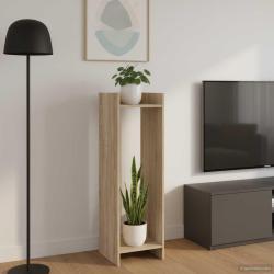 Support de Plante avec &eacute;tag&egrave;re Ch&ecirc;ne Sonoma 30 x 30 x 100 cm