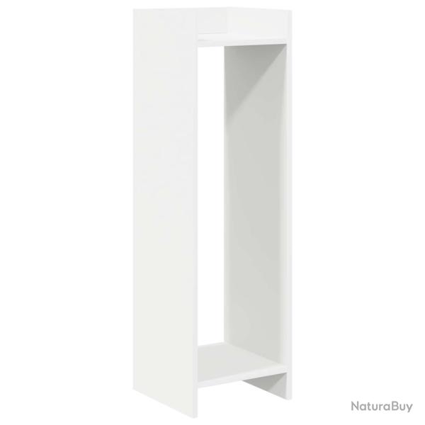 Support de Plante Blanc 30 x 30 x 100 cm Bois d'ing�nierie