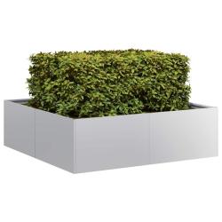 Jardini&egrave;re 100x100x30 cm acier galvanis&eacute;