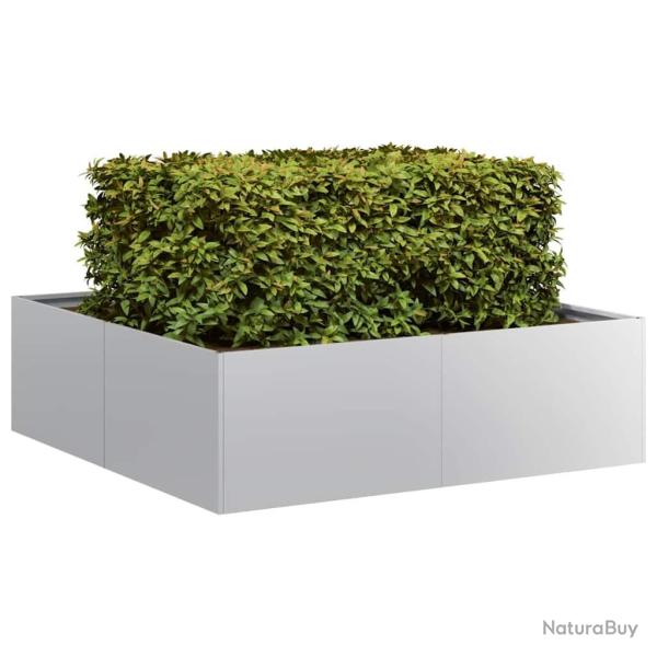 Jardini�re 100x100x30 cm acier galvanis�