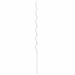 Soutien de plante 50 pcs Argent&eacute; 150 x 0,6 x 0,6 cm Acier