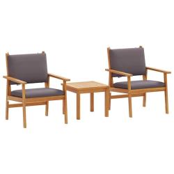 Ensemble de canap&eacute; de jardin 3 pcs Anthracite