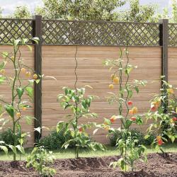Soutien de plante 20 pcs Vert 150 x 0,6 x 0,6 cm Acier