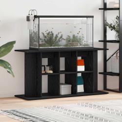 Support d'aquarium en ch&ecirc;ne noir 120 x 40 x 60 cm Bois d'ing&eacute;nierie