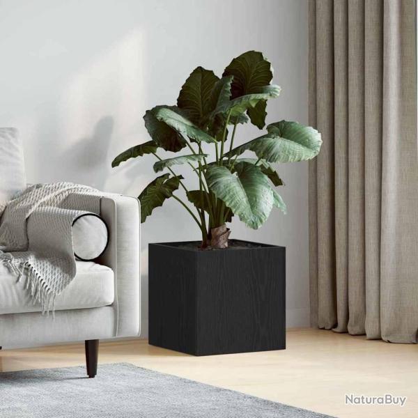 Bo�te � plantes Ch�ne noir 40 x 40 x 40 cm Bois d'ing�nierie