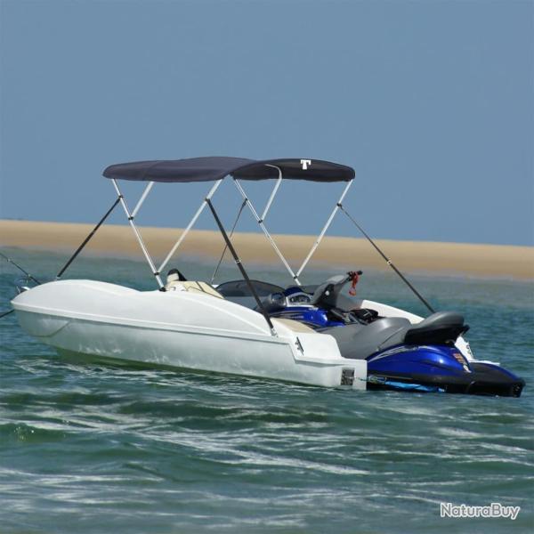 Toit bimini � 3 arceaux parois en maille 183x(137-152)x137 cm