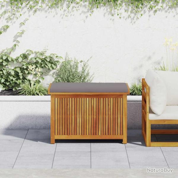 Bo�te � coussins d'ext�rieur 90x50x60,5 cm bois massif d'acacia