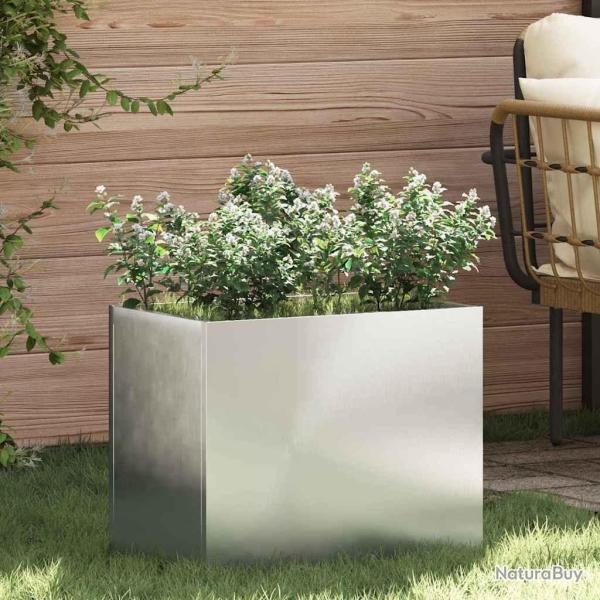 Cache-pot de jardin Acier galvanis� 50 x 32 x 40 cm