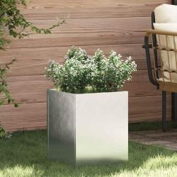 Cache-pot de jardin Acier galvanis&eacute; 32 x 32 x 40 cm