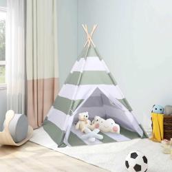 Tente pour enfants Ray&eacute; Gris et blanc 120 x 120 x 150 cm