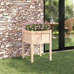 Cache-pot de jardin Nature 50 x 50 x 70 cm Bois de pin massif