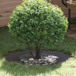adapt&eacute; pour anneaux d'arbre plats 5 pcs Noir &Oslash;40 / 70 cm Acier