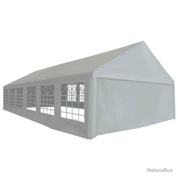 Tissu de tente sans cadre Gris 12 x 6 m PE