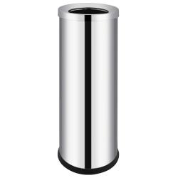 Poubelle d'h&ocirc;tel Acier inoxydable 32 L