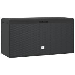 Bo&icirc;te de rangement de jardin Anthracite 114x47x60 cm