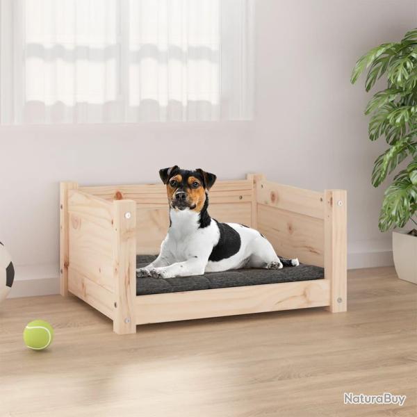 Lit pour chien 55,5 x 45,5 x 28 cm Bois de pin massif
