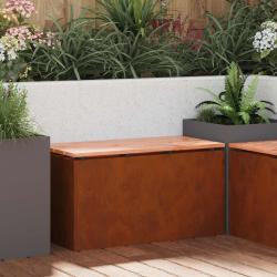 Banc de jardin Rouill&eacute; 80 x 40 x 43 cm