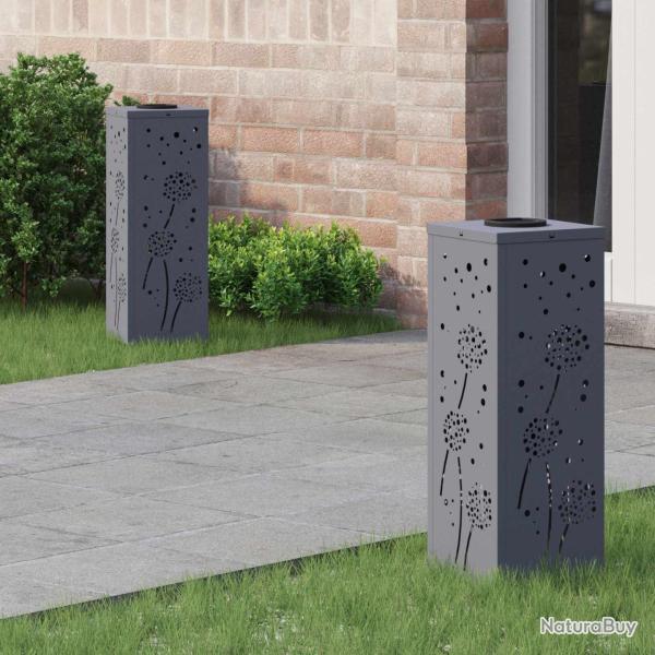 Lumi�re de chemin LED solaire 2 pcs Anthracite