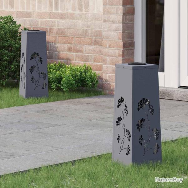 Lumi�re de chemin LED solaire 2 pcs Anthracite