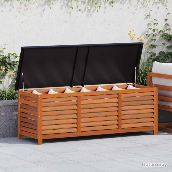 Bo�te de rangement de jardin 150x50x55 cm Eucalyptus solide