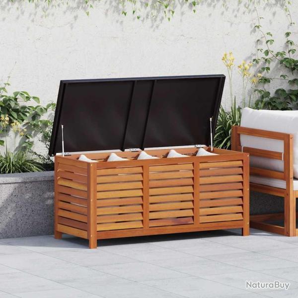 Bo�te de rangement de jardin 117x50x55 cm Eucalyptus solide