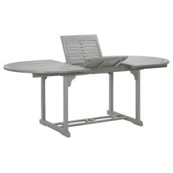 Table de jardin Gris 200x100x75 cm Bois d'acacia massif
