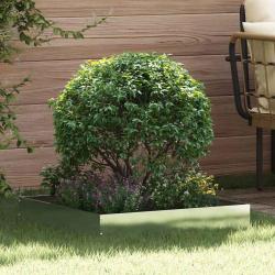 Bordure de Pelouse 6 pcs Argent 60 x 60 x 13 cm