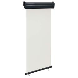 Auvent lat&eacute;ral de balcon 85x250 cm Cr&egrave;me