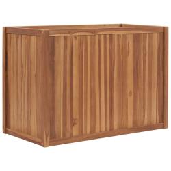 Lit sur&eacute;lev&eacute; 100x50x70 cm Bois de teck solide