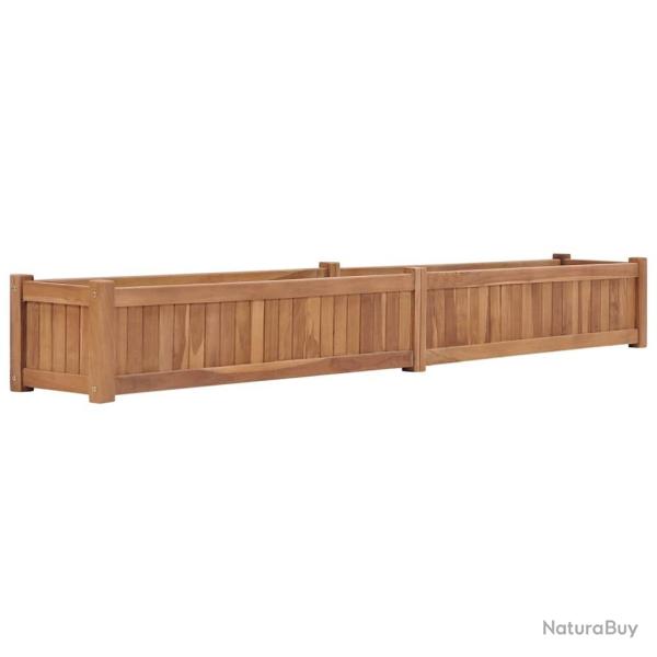 Lit sur�lev� 200x30x25 cm Bois de teck solide