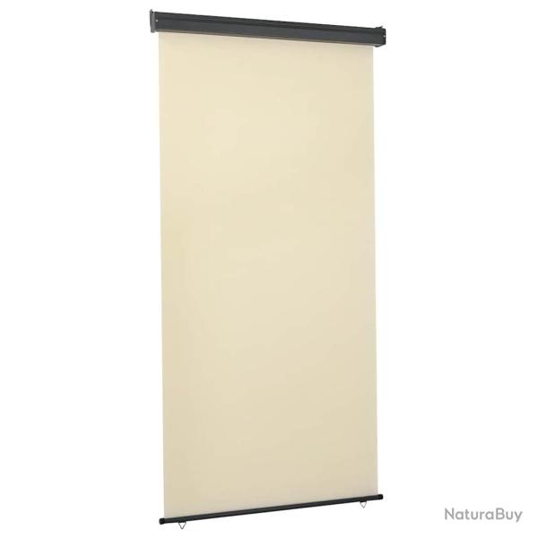 Auvent lat�ral de balcon 125x250 cm Cr�me