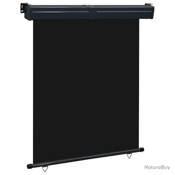 Auvent lat�ral de balcon 145x250 cm noir