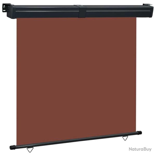 Auvent lat�ral de balcon 165x250 cm Marron