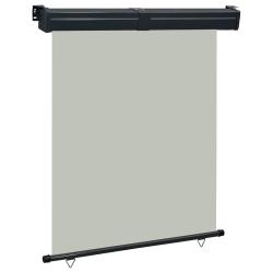 Auvent lat&eacute;ral de balcon 145x250 cm Gris