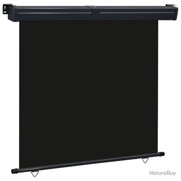 Auvent lat�ral de balcon 165x250 cm noir