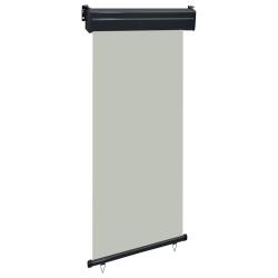 Auvent lat&eacute;ral de balcon 105x250 cm Gris