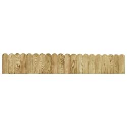 Rouleau de bordure Vert 120 cm Bois de pin impr&eacute;gn&eacute;