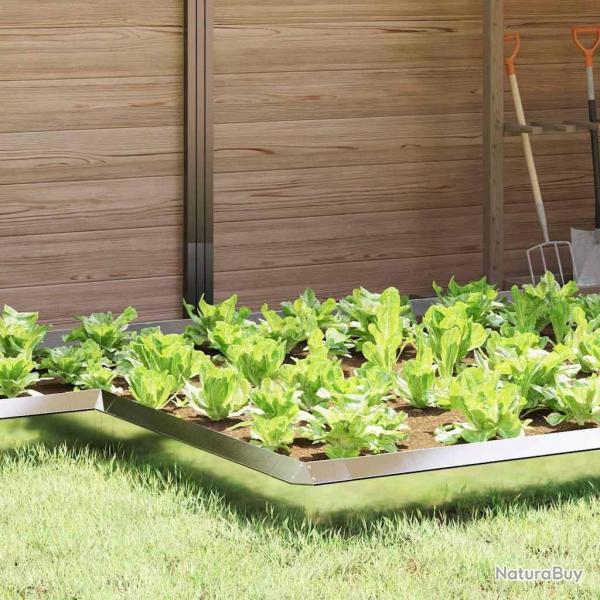 Cl�ture � escargots Argent 13,5 x 13,5 x 25 cm Acier inoxydable