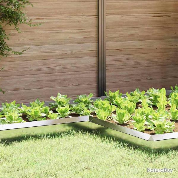 Cl�ture � escargots Argent 10 x 10 x 25 cm Acier inoxydable