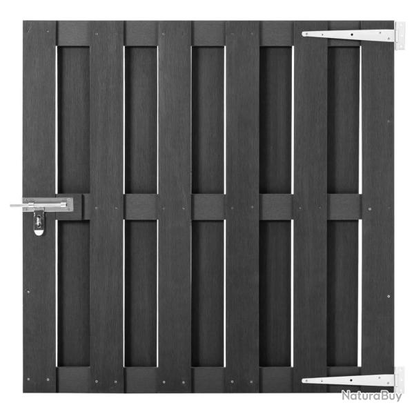 Portillon WPC 100x100 cm Gris