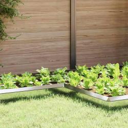 Cl&ocirc;ture &agrave; escargots 4 pcs Argent 10 x 10 x 25 cm