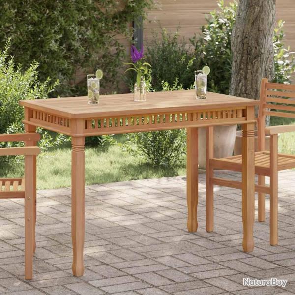 Table � manger de jardin 120x65x80 cm bois de teck solide