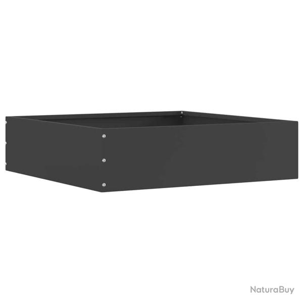 Bordure de Pelouse Noir 50 x 50 x 13 cm Acier