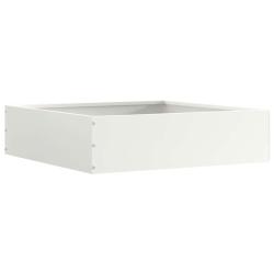 Bordure de Pelouse Blanc 50 x 50 x 13 cm Acier