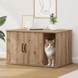 Maison pour chat Ch&ecirc;ne artisan 85 x 55 x 50 cm