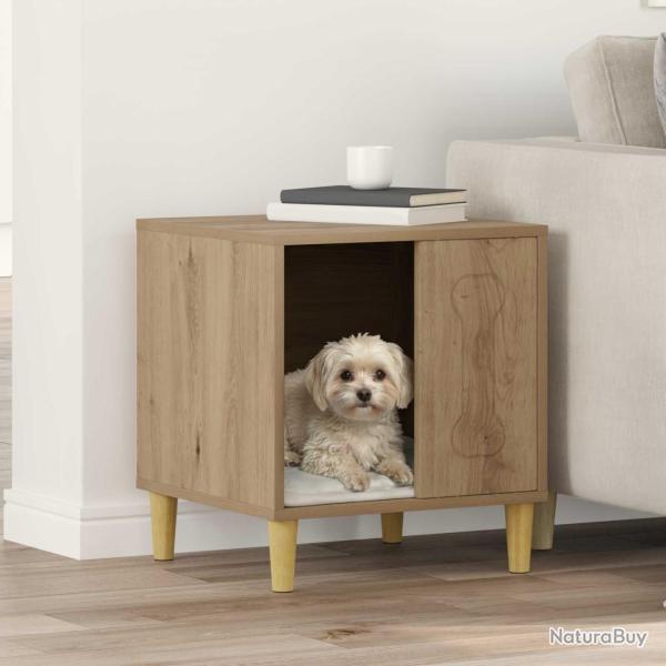 Maison pour Chiens Ch�ne artisan 44 x 42 x 49 cm
