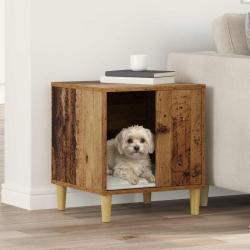 Maison pour Chiens Bois ancien 44 x 42 x 49 cm