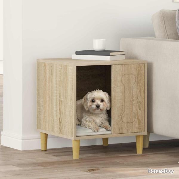 Maison pour Chiens Sonoma 44 x 42 x 49 cm Bois d'ing�nierie